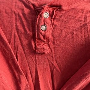 Gramicci Large Rust Exposed Seams Long Sleeved Shirt